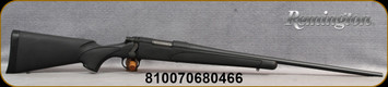 Remington - 6.5Creedmoor - Model 700 ADL - Bolt Action Rifle - Black Synthetic ADL Stock/Blued Finish, 24"barrel, 4 Round Internal Box Magazine, Mfg# R85447
