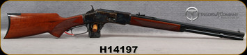 Taylor's & Co - Uberti - 357Mag - 1873 Pistol Grip Rifle Taylor's Tuned - Lever Action - Walnut Stock/Case Colored Frame/Blued Finish, 20"Octagon Barrel, 10 Round Capacity, Mfg# 550175DE, S/N H14197