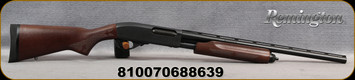 Remington - 20Ga/3"/21" - Model 870 Fieldmaster Youth - Pump Action - Walnut Stock/Blued Finish, White Bead Front Sight, Mfg# R68863