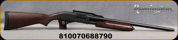 Remington - 12Ga/3"/23" - Model 870 Fieldmaster Fully Rifled Cantilever - Pump Action Shotgun - Walnut Stock/Blued Finish,