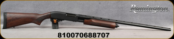 Remington - 20Ga/3"/28" - Model 870 Fieldmaster - Pump Action Shotgun - Walnut Stock/Blued Finish, 3 Flush Rem Choke Tubes(F/M/IC), Mfg# R68870