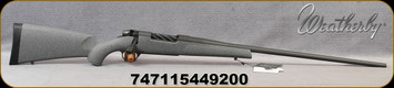 Weatherby - 270WbyMag - Mark V Hunter - Granite Speckle Mark V Advanced Polymer Stock/Cobalt Cerakote, #2 Contour, 26"Threaded Barrel, 3+1 round capacity, Mfg# MHU01N270WR6T