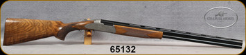 Chapuis Armes - 20Ga/3"/28" - Super Orion Classic C40 - O/U - Ejectors - Grade AAAA Walnut Stock w/Hand-Cut Checkering & Schnabel Forend/Fine english scroll engraving/Blued Barrels, Mfg# 8G3BJ7CIMF-S06-PG, S/N 65132