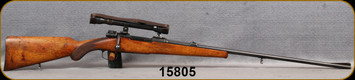 Consign - Sempert & Krieghoff - 8x60 - Model 98 Mauser Sporter - Prince of Wales Stock/Blued Finish, 27"Barrel, "J"Bore(.318 Dia.Bullets), c/w Ajack 4X scope, detachable mount - 4 boxes RWS Ammo available - contact store for details