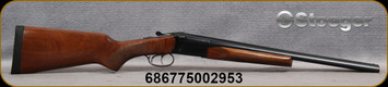 Stoeger - 20Ga/3"/20" - Coachgun Supreme - SxS Shotgun - Select Turkish Walnut Stock/Blued Finish, IC/M Choke - STOCK IMAGE - Mfg# 31487