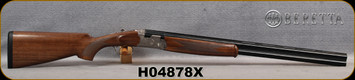 Beretta - 12Ga/3"/28" - Model 686 Silver Pigeon I - O/U - Walnut Stock w/Schnabel Forend/Engraved receiver/Blued Barrels, 6x6Rib, Mfg# 3W46P2L2AA311, S/N H04878X