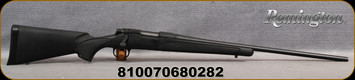 Remington - 243 Win - Model 700 ADL Bolt Action Rifle - Black Synthetic/Blued, 24"Barrel, 4rd Internal Box Magazine - Mfg# 27093