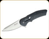 Buck Knives - Hexam - 3 1/3" Blade - 7Cr Stainless Steel - Black Injection Molded Plastic Handle w/Black Textured Inlay - Clamshell - 0261BKS-C/13236