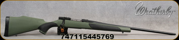 Weatherby - 7mmRemMag - Vanguard Synthetic Green - Bolt Action Rifle - Greeen Monte Carlo Griptonite Synthetic Stock w/Black Touch Panels/Matte Blued Finish, 26"Barrel #2 Contour, 3 Round Hinged Floorplate, Mfg# VGY7MMRR6O