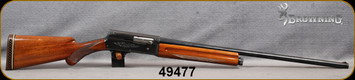Consign - Browning - 12Ga/2.75"/28" - Belgium Auto 5 - Semi-Auto Shotgun - Walnut Prince of Wales Grip/Engraved Receiver/Blued Finish