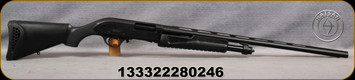Hatsan - 20Ga/3"/26" - Escort Youth - Pump Action Shotgun - Walnut Stock/Black anodized aircraft alloy receiver/Matte Black Finish, STOCK IMAGE - Mfg# 228024
