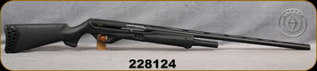 Hatsan - 12Ga/3"/28" - Escort Magnum Dynamic Black - Semi-Auto Shotgun - Black Synthetic Stock/Matte Black Finish, 4+1, c/w 5pc. chokes, Mfg# 228124