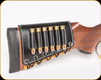 Diamond D Leather - Rifle Butt Cuff - 30-30 - Right Hand - Black - RBCBL3030
