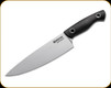 Boker Solingen - Saga Chef's Knife - 7.8" Blade - 440C - Black G10 Handle - 131267