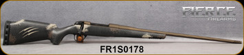 Fierce - 300PRC - Twisted Rage - Midnight Camo C3 Carbon Rage stock/Bronze Cerakote, 24"Twisted Flute steel barrel, Radial muzzlebrake, BIXN ANDY trigger, S/N FR1S0178