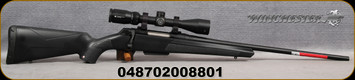 Winchester - 6.5Creedmoor - XPR Scope Combo - Bolt Action Rifle - Black Composite Stock/Matte Blued Perma-Cote, 22"Barrel, 3 round Detachable Magazine, Vortex Crossfire II 3-9x40 with BDC reticle, Mfg# 535705289