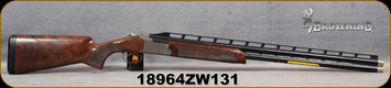 Consign - Browning - 12Ga/3"/30" - Citori 725 High Rib Sporting Adjustable - Grade III/IV walnut stock w/adjustable comb/Nickel Receiver/Blued, ported barrels, Invector-DS extended choke tubes, Mfg# 0136243010 - Unfired, in orig.box