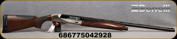 Benelli - 12Ga/3"/28" - Ethos Field - Semi-Auto Shotgun - AA-Grade Satin Walnut/Engraved Nickel-Plated Receiver/Blued, Vent-Rib Barrel, 4+1 Capacity, Mfg# 10462