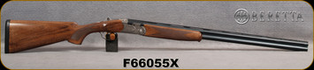 Beretta - 20Ga/3"/28" - Model 686 Silver Pigeon I LH - O/U - Walnut Stock w/Schnabel Forend/Scroll-engraved receiver/Blued Barrels, OCHP, 6x6Rib, Mfg# 3W48P2L2AA311, S/N F66055X
