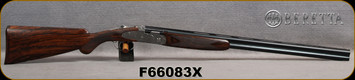 Beretta - 20Ga/3"/28" - Model 687 EELL Classic Field -  Premium-quality European walnut Stock w/Prince of Wales Grip & Semi-Beavertail Forend/super-fine classic game scene engraved receiver/Blued barrels, Mfg# 3DU8TX64AA251, S/N F66083X