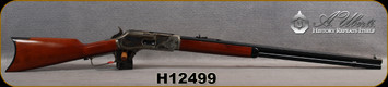 Uberti - 50-95 - 1876 Centennial Rifle - Lever Action - A-grade walnut straight stock/Case Hardened Frame & Lever/Blued, 28"Octagonal Barrel, Mfg# 2503, S/N H12499