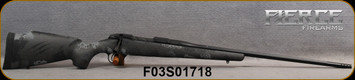 Fierce - 6.5Creedmoor - Edge - Phantom Carbon Finish/Black Cerakote Finish, 24"Fluted & Threaded Barrel, Stainless Muzzle Brake, c/w extra magazine S/N F03S01718