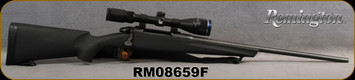 Consign - Remington - 30-06Sprg - Model 783 - Black Synthetic Stock/Blued, 22"Barrel, c/w Levys sling, Scorpion, 3-9x40AO, BDC Reticle - only 15 rounds fired - in black soft case