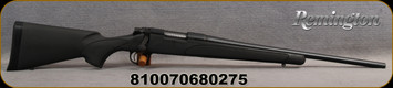 Remington - 243Win - Model 700 ADL Compact - Bolt Action Rifle - Black Synthetic/Blued Finish, 20"Barrel, Internal Box Magazine, Mfg# R27092
