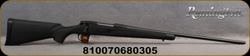 Remington - 30-06Sprg - Model 700 ADL - Bolt Action Rifle - Black Synthetic/Blued, 24"Barrel, Internal Box Magazine, Mfg# R27095