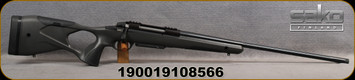 Sako - 7mmRemMag - Model S20 Hunter - Grey w/Black S20 Ergonomic Hunting Rifle Stock/Tungsten Cerakote, CHF, 24"Threaded(5/8-24)Barrel, D18, 3 round Detachable S20 Cartridge+ Magazine, Mfg# SJS2734A40A9S2