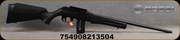 Rossi - 22WMR - RS22 - Semi Auto Rimfire Rifle - Black Synthetic Stock/Matte Black Finish, 21" Barrel, 10 Round Detachable Magazine, Scope Base, Mfg# RS22W2111