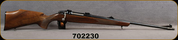 Used - Carl Gustaf - 9.3x62 - Model 2000 - Bolt Action Rifle - Checkered Walnut Monte Carlo Stock/Blued Finish, 23"Barrel, NECG Express Sights, Weaver top mount bases