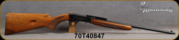 Consign - Browning - 22LR - SA-22 - Walnut Stock/Engraved Receiver/Blued Finish, 19"Barrel - Made in Belgium