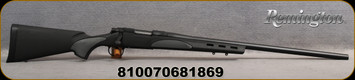 Remington - 243Win - Model 700 SPS Varmint - Black w/Grey Inserts Synthetic Stock & Vented Forend/Matte Blued Finish, 26"Heavy Barrel, Mfg# R84217
