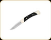 Buck Knives - The 55 - 2 3/8" Blade - 420HC Stainless Steel - Crelicam Genuine Ebony Handle w/Brass Bolsters - 0055BRS-C/5685