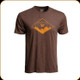 Vortex - Diamond Crest T-Shirt - Brown Heather - Large - 222-08-BRH-L