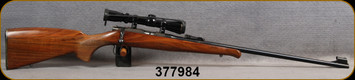 Consign - BRNO - 22LR - Model 2E - Bolt Action Rimfire Rifle - Fancy Walnut stock/Blued Finish, 24.8"Barrel, iron sights, c/w (2) Magazines, Leupold VX-I Rimfire 2-7x28, Duplex Reticle