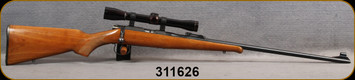 Consign - BRNO - 22LR - Model 2 - Bolt Action Rimfire Rifle - Walnut stock/Blued Finish, 24.8"Barrel, c/w (3) Magazines, Leupold M8 4X, Duplex Reticle