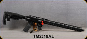Derya - 22LR - TM-22 - Semi-Auto Rimfire - Adjustable Stock/Matte Black Finish, 18"Threaded(1/2x28) Barrel, (2)10rd magazines
