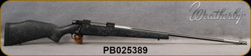 Consign - Weatherby - 338-378WbyMag - Mark V Accumark - Black w/Grey Web/Two-Tone Stainless/Black Cerakote, 26"Fluted & Threaded Barrel, c/w Accubrake - Only 60-80 rounds fired