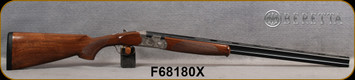 Beretta - 28Ga/2.75"/28" - Model 687 Silver Pigeon III - O/U - Select Grade Walnut Stock w/Schnabel Forend/Engraved Receiver/Blued Barrel, OCHP, Mfg# 3W57PEN2AA311, S/N F68180X