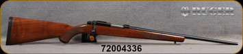 Consign - Ruger - 22Hornet - Model 77/22 - Select Walnut checkered Stock/Blued, 20"Barrel, Ruger Butt Pad, detachable Magazine - Very low use