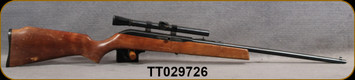 Consign - Sears Roebuck and Co - 22LR - Model 6C - Semi-Auto - Walnut Stock/Blued, 20"Barrel, c/w (3)magazines, Weaver Marksman 4x, crosshairs reticle - in green soft case - approx.1700rds of ammo available from consignor - contact store for details