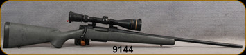 Consign - HS Precision - 243Win - Pro Series 2000 SA - Grey w/Black Web Synthetic Stock/Blued, 24"Fluted Barrel - approx.300rds fired - c/w Leupold VX-III, 4.5-14X, Duplex reticle, Talley Rings, Butler Creek Flip-Caps