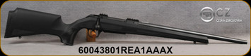 CZ - 30-06Sprg - Model 600 ALPHA - Black Soft-Touch Polymer Stock w/Serrated Grip Zones/Blued Finish, 20"Threaded (M15x1)Semi-Heavy Barrel, Mfg# 6004-3801-REA1AAAX