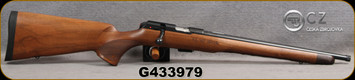 CZ - 22LR - Model 457 Royal - Bolt Action Rifle - Upgraded Turkish Walnut Stock/Blued Finish, 16"Threaded Barrel, 5 Round Detachable Magazine, 5084-8084-HKAMEAX, S/N G433979