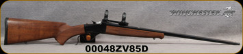 Consign - Winchester - 17WSM - Model 1885 Low Wall - Walnut Stock/Blued Finish, 24"Barrel - only 150rds fired - c/w 1"Talley Rings