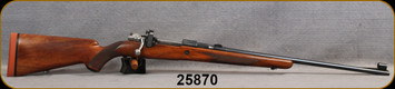 Consign - FN Herstal - 30-06Sprg - Model FN 980 Sporter - Checkered Walnut Stock/Blued Finish, 24"Barrel, c/w Lyman 48 Peep Sight