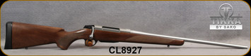 Tikka - 6.5Creedmoor - Model T3x Hunter Stainless - Walnut Stock/Stainless, 22.4"Barrel, 3 round detachable magazine, Single Stage Trigger, Mfg# TFTT6336103, S/N CL8927