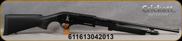 Keystone - 410Ga/3"/18.5" - Crickett - My First Shotgun - Pump Action - Black Polymer Stock/Matte Black Finish, MC-1 Beretta Choke, Mfg# KSA4200-S